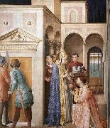 St Lawrence Receives the Treasures of the Church